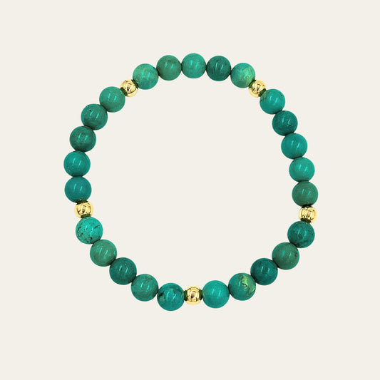 Pulsera Amparo Turquesa Gold