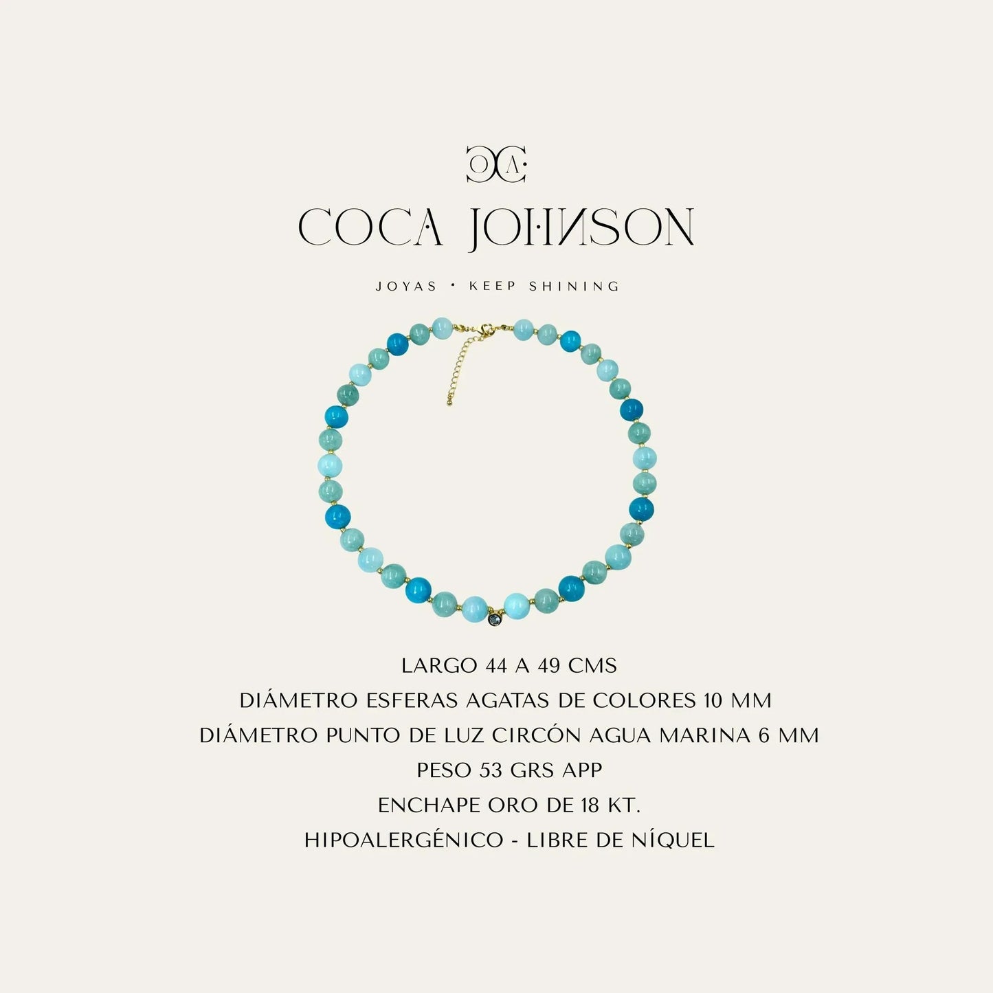 Collar_Aqua_Gold_Caracteristicas_Tecnicas_-_Resumen - Coca Johnson Joyas - Chile