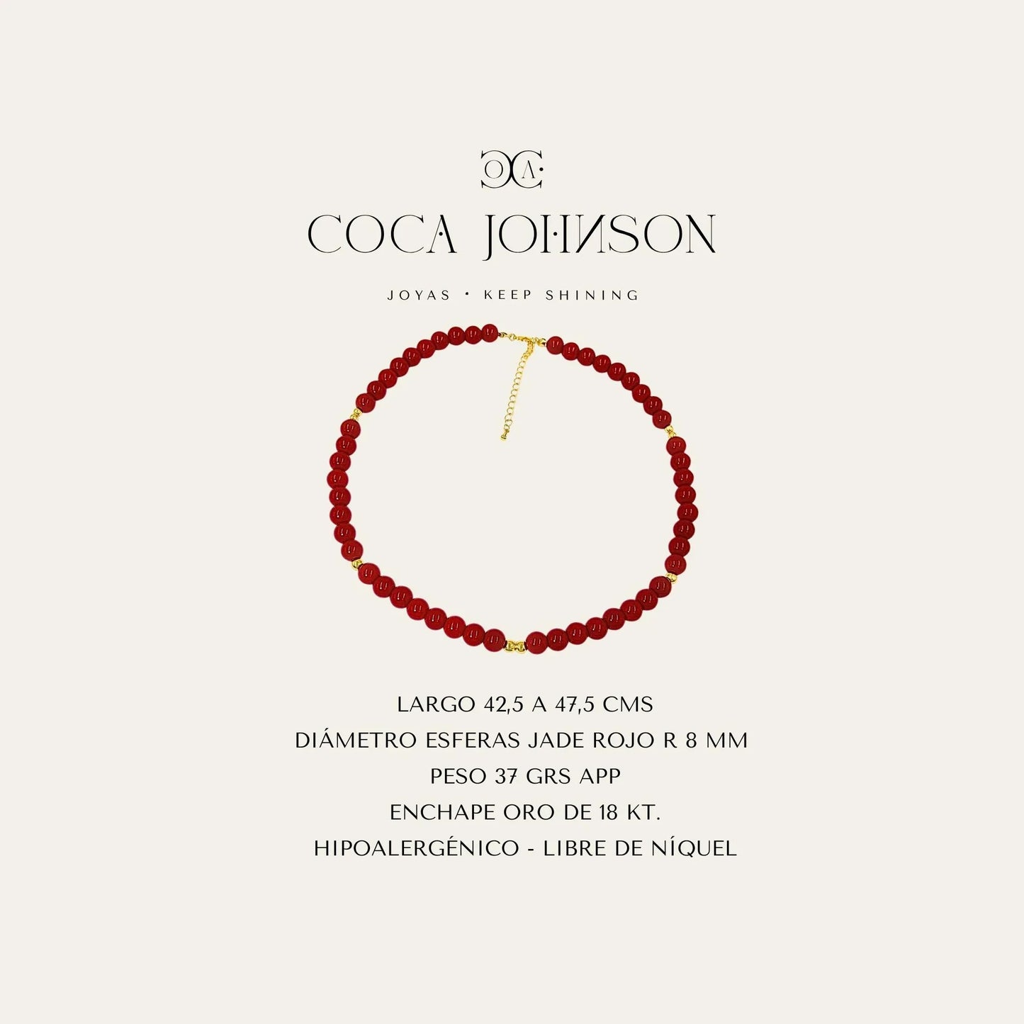 Collar_Berry_Gold_Caracteristicas_Tecnicas_-_Resumen - Coca Johnson Joyas - Chile