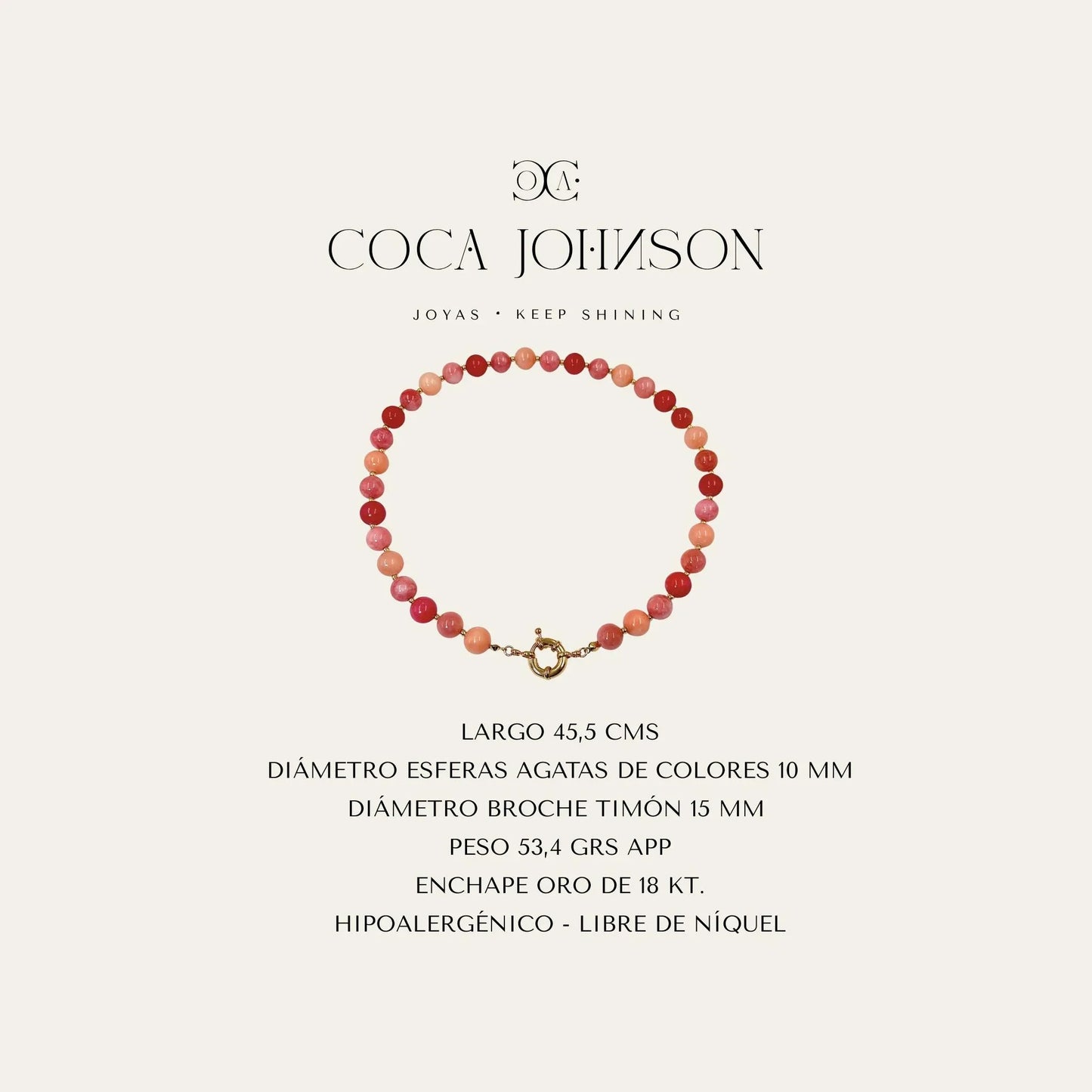 Collar_Peonies_Gold_Caracteristicas_Tecnicas_-_Resumen - Coca Johnson Joyas - Chile