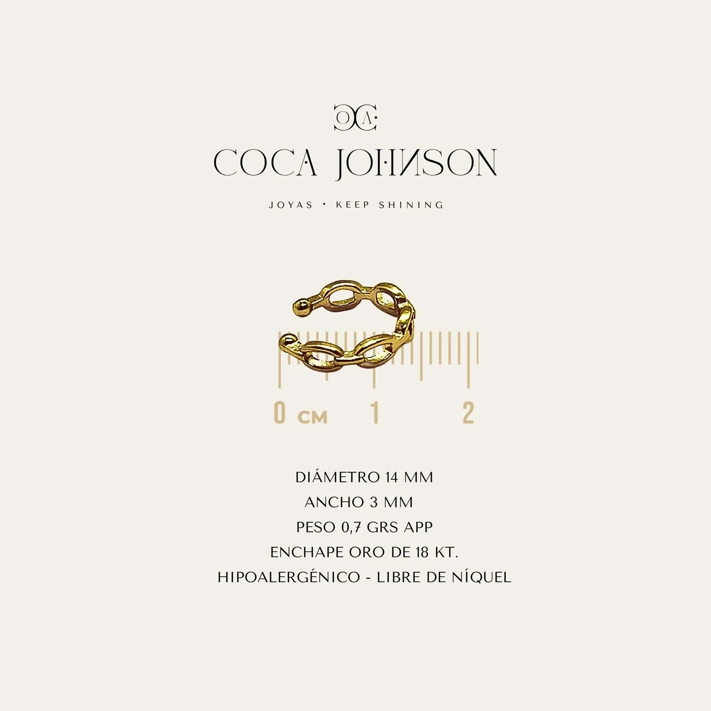 Ear cuff Cata