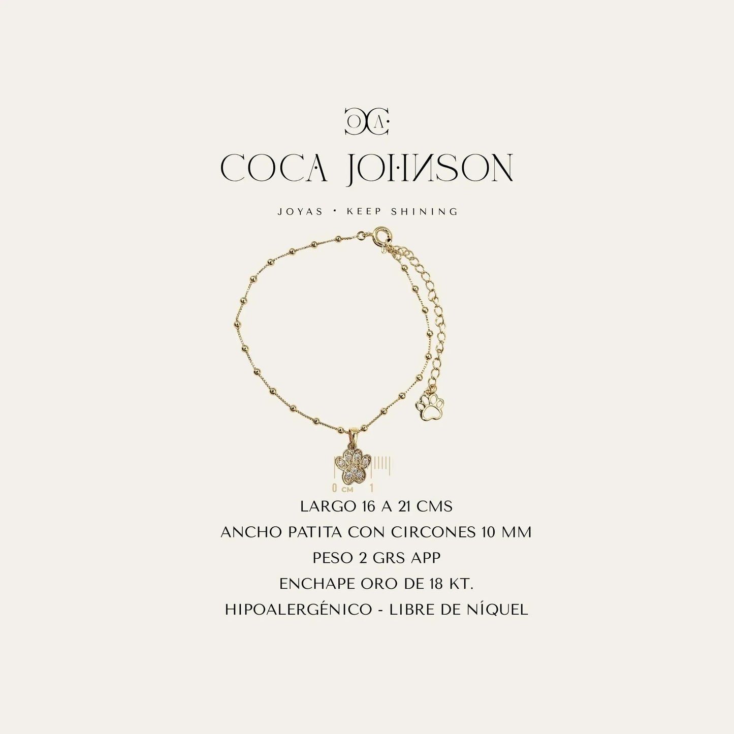 Pulsera_Doggy_caracteristicas_tecnicas_resumen_0d22e9e8-24b7-47b3-889a-bfdbebb3000e - Coca Johnson Joyas - Chile