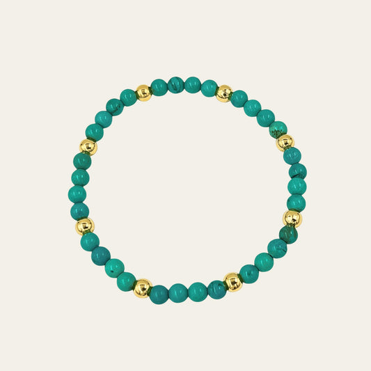 Pulsera Amparo Turquesa Gold