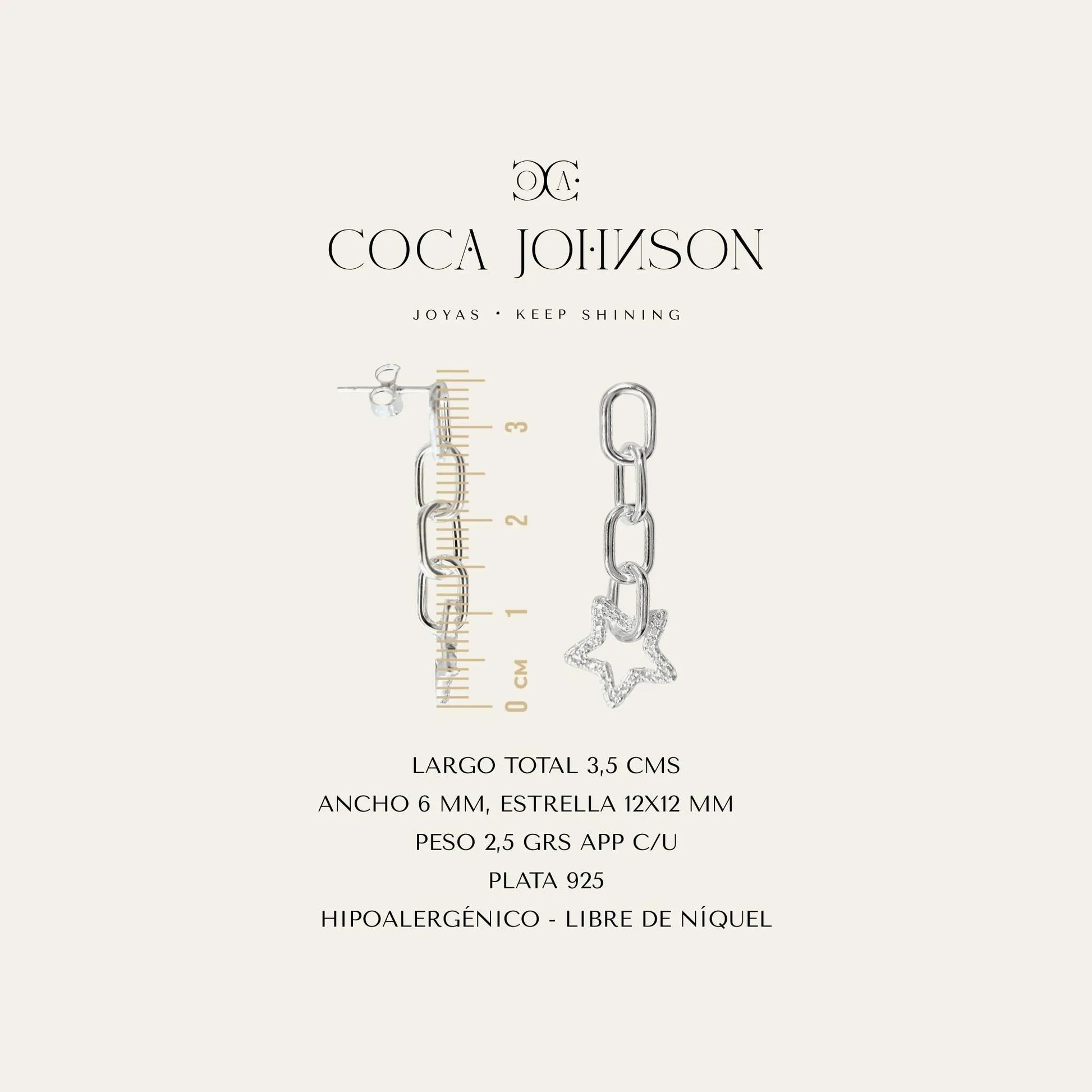 Aros_Stella_Silver_Caracteristicas_Tecnicas_Resumen - Coca Johnson Joyas - Chile