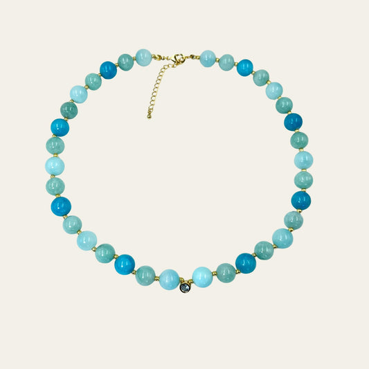 Collar Aqua Gold