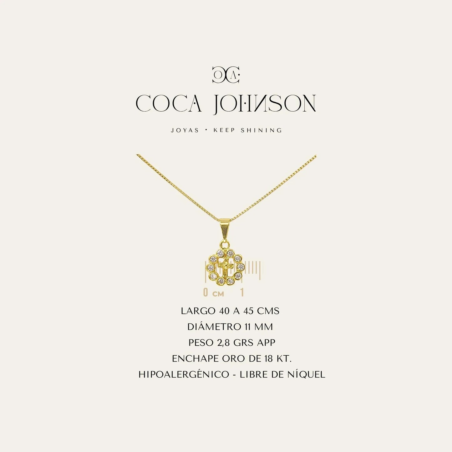 Collar_Holy_Cross_Caracteristicas_Tecnicas_-_Resumen - Coca Johnson Joyas - Chile