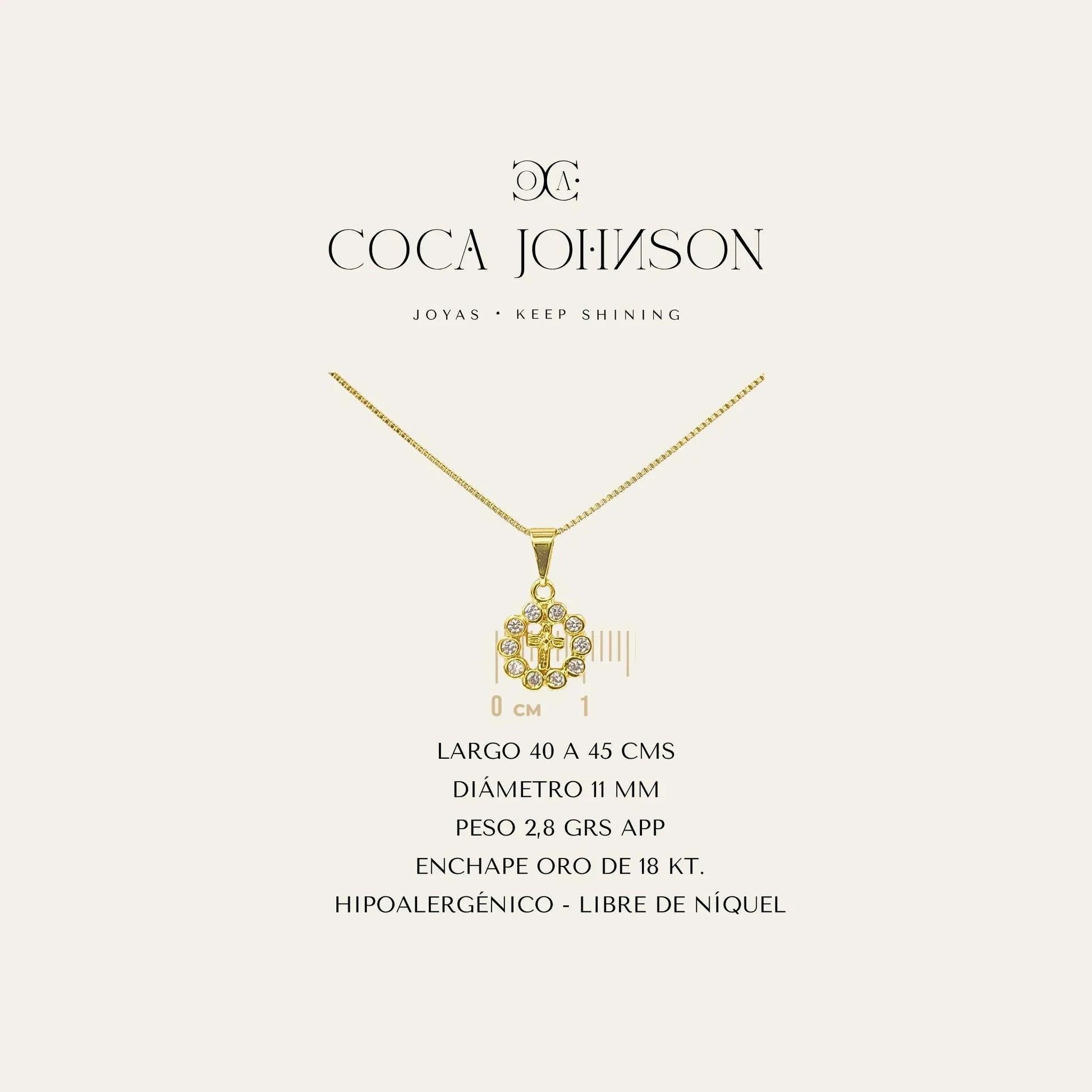 Collar_Holy_Cross_Caracteristicas_Tecnicas_-_Resumen - Coca Johnson Joyas - Chile