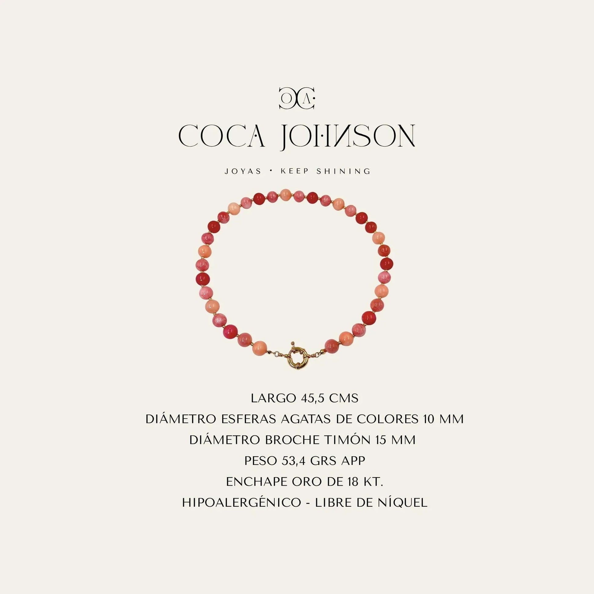 Collar_Peonies_Gold_Caracteristicas_Tecnicas_-_Resumen - Coca Johnson Joyas - Chile