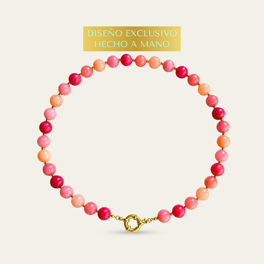 Collar Peonies Gold
