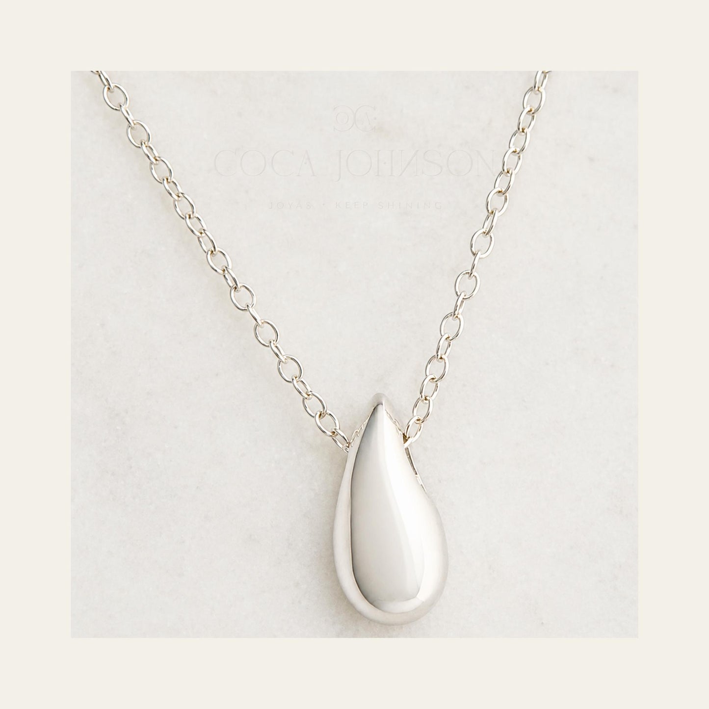 Collar Silver Drop