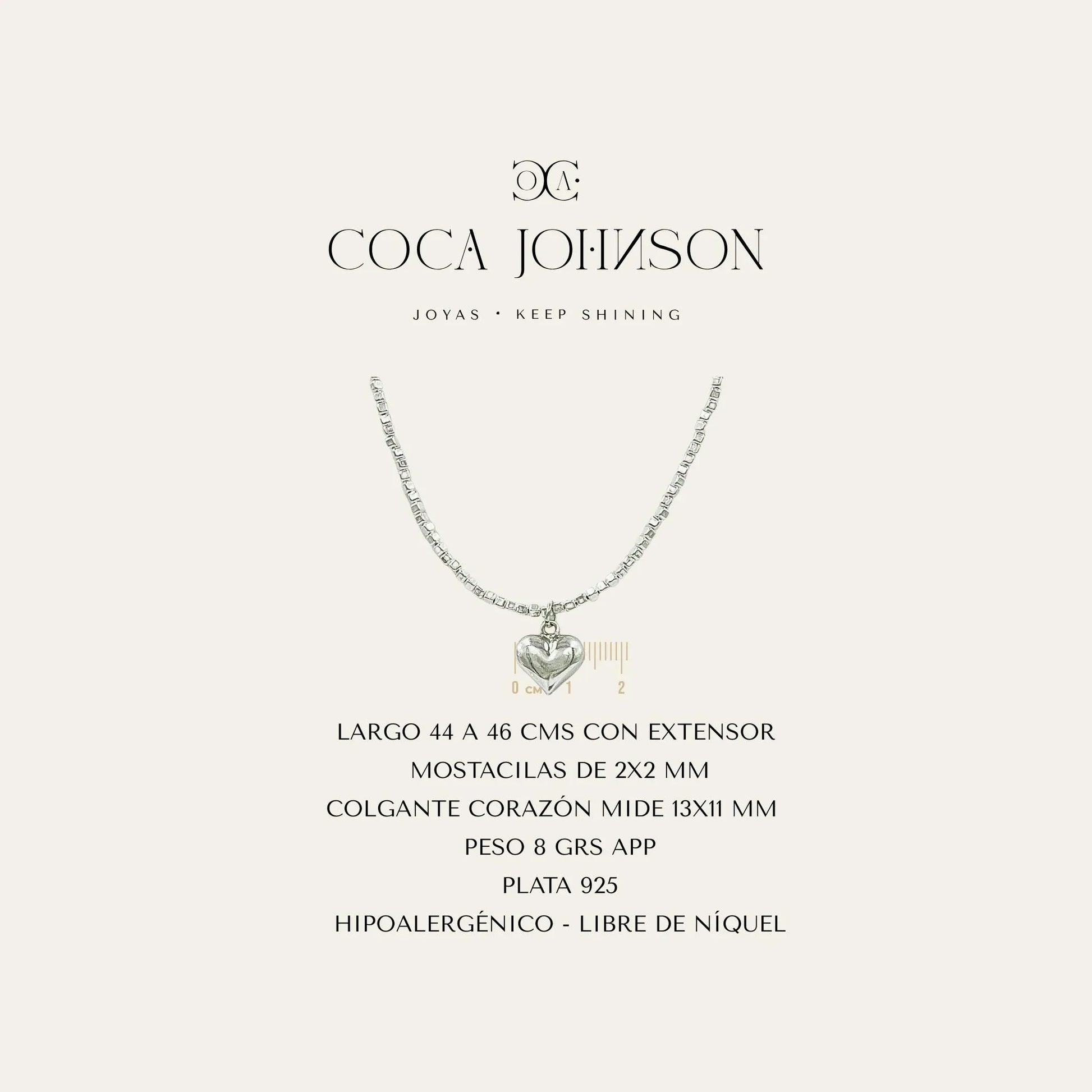 Collar Silver Love
