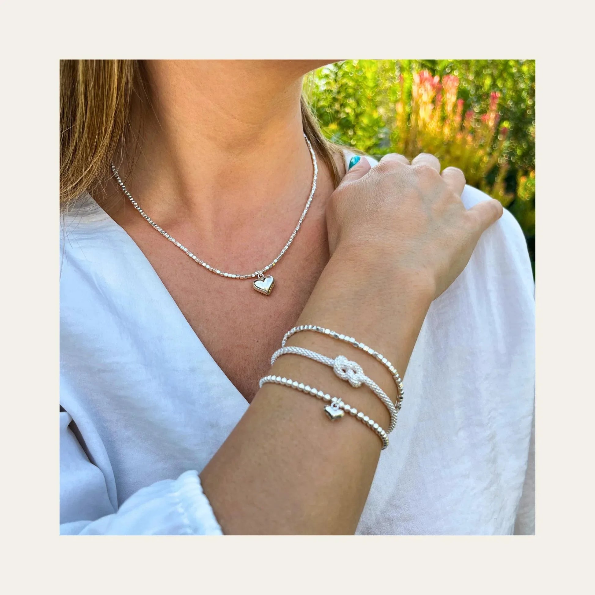 Collar Silver Love