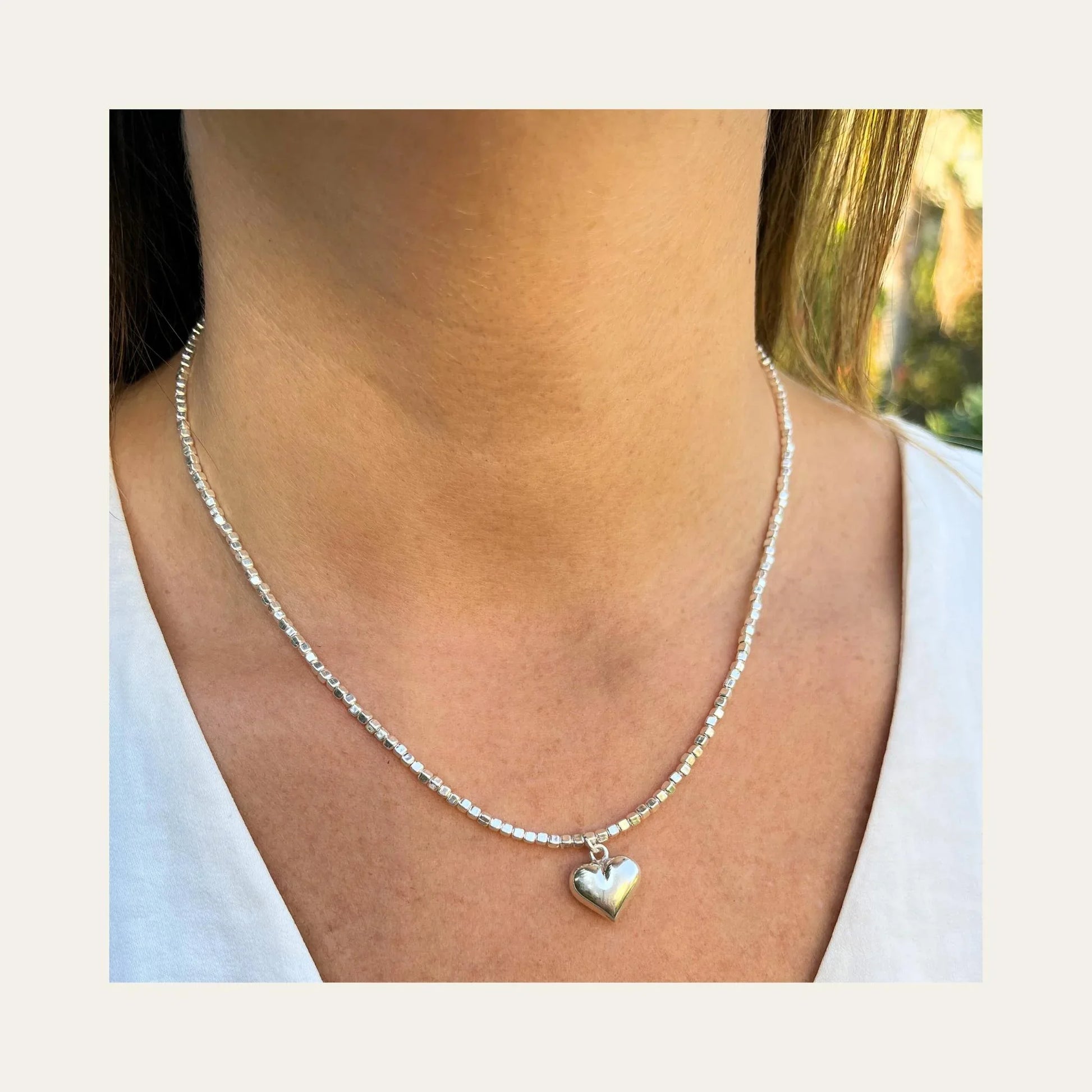 Collar Silver Love