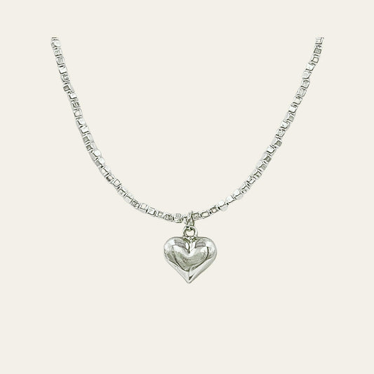 Collar Silver Love
