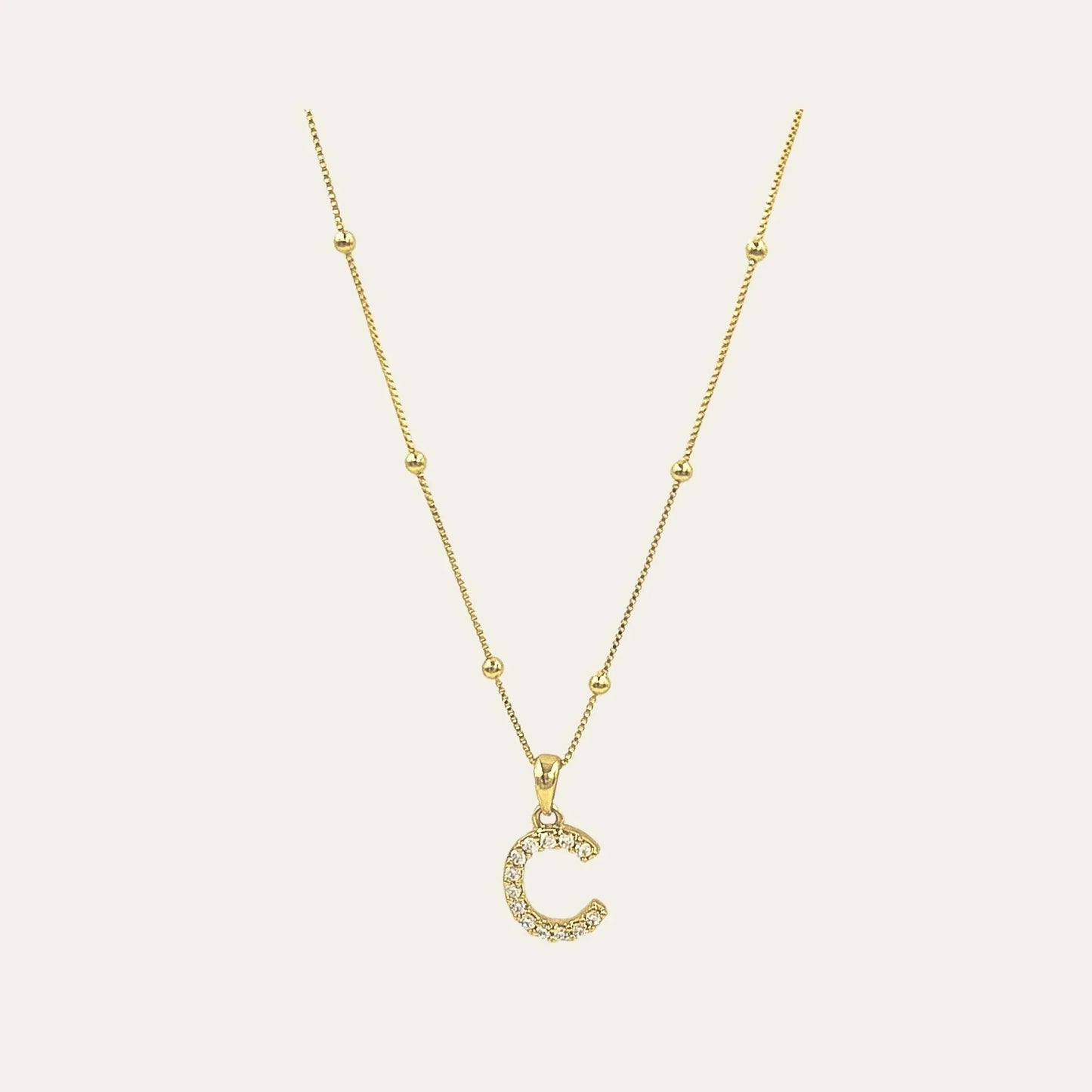 Collar Letra con Circones