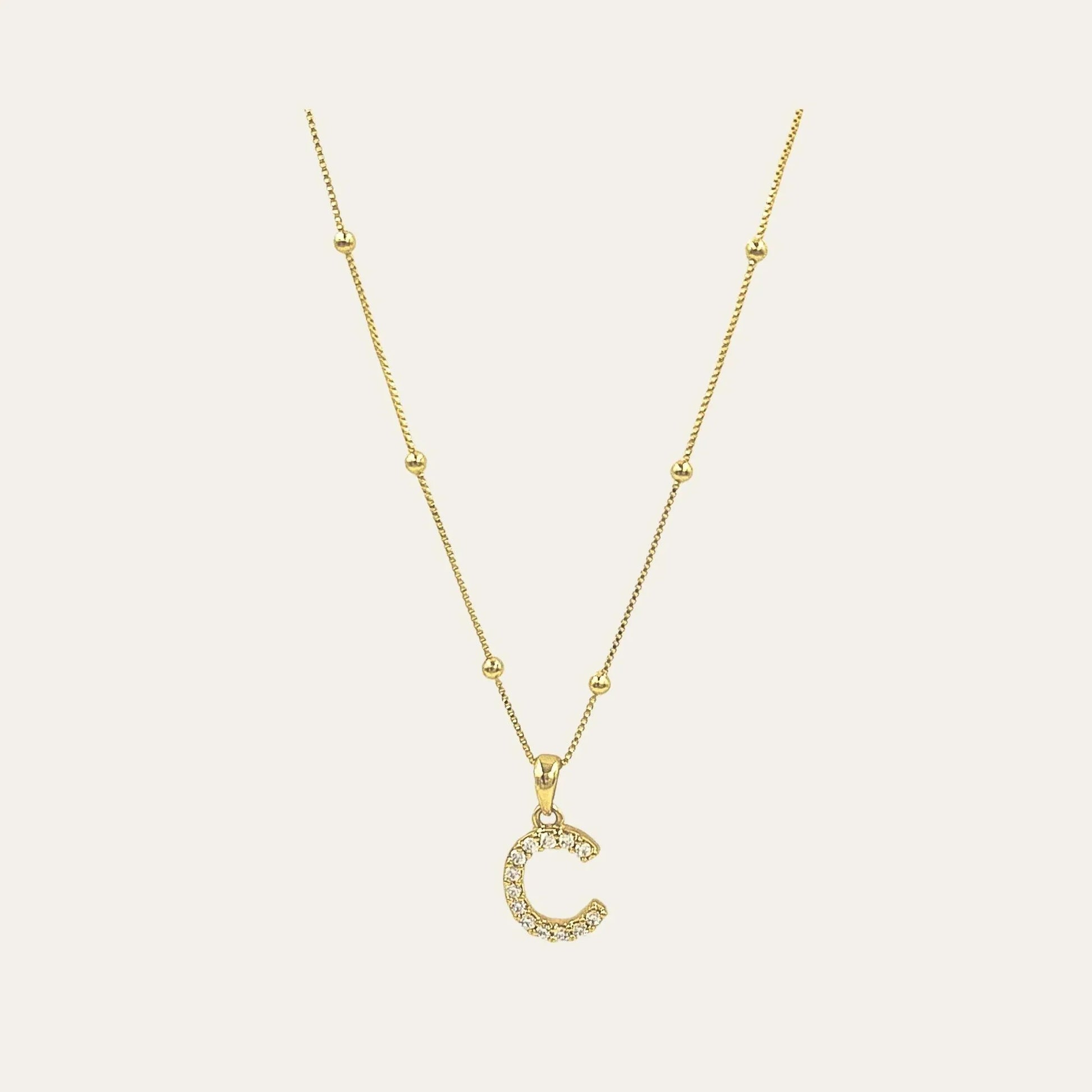 Collar Letra con Circones