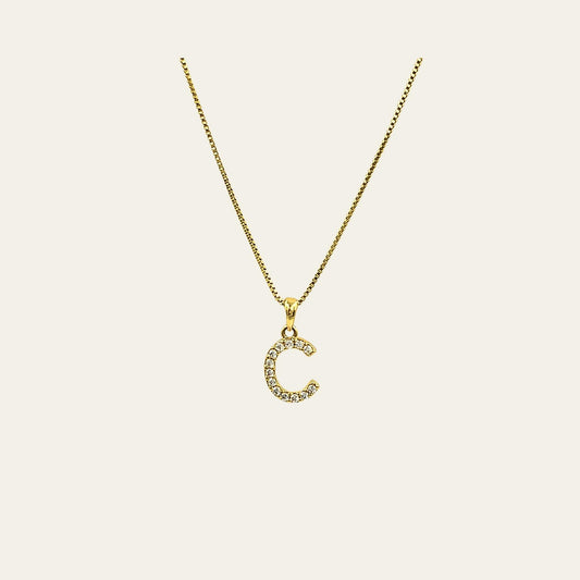 Collar Letra con Circones