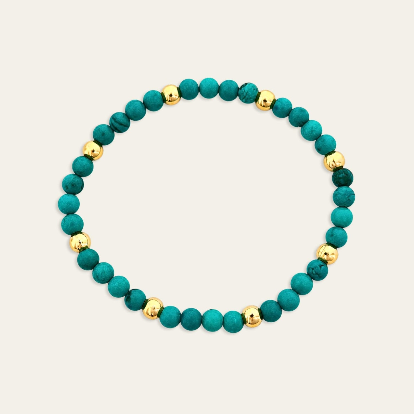 Pulsera Amparo Turquesa Gold