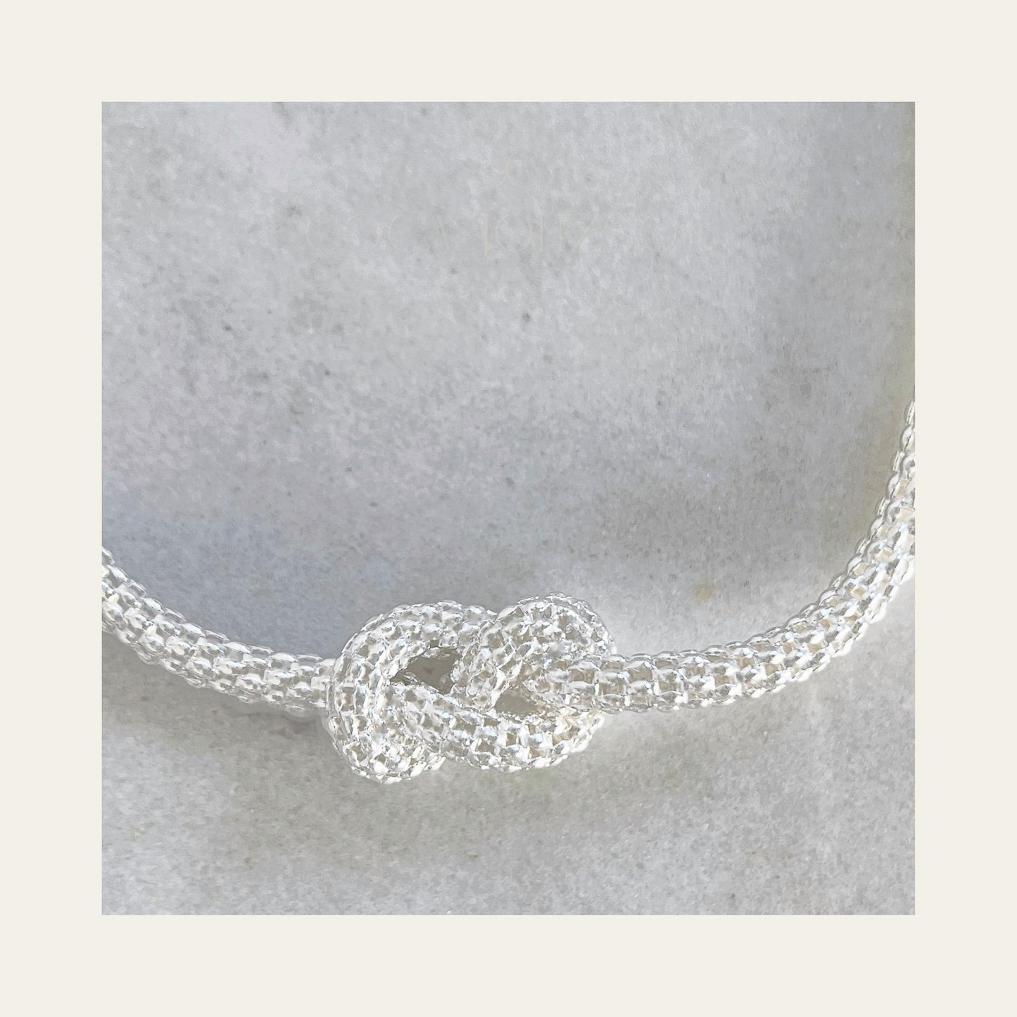 Pulsera Silver Sailor Knot