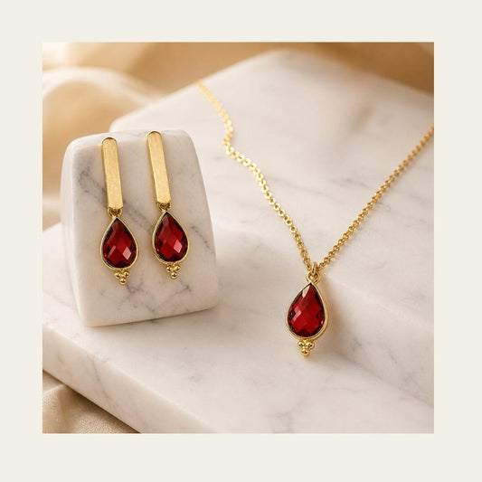 Set Golden Drop Rojo